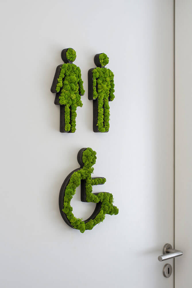 Toiletten Beschilderung "Paar"
